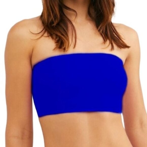 Free People Bandeau Blue Neo Nina XS Extra Small - Picture 1 of 6